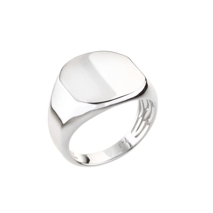 Bague Homme Chevalière Argent Fin 925 Cousin Gravable