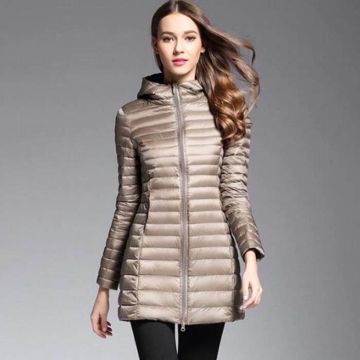 Doudoune femme best sale legere mi longue