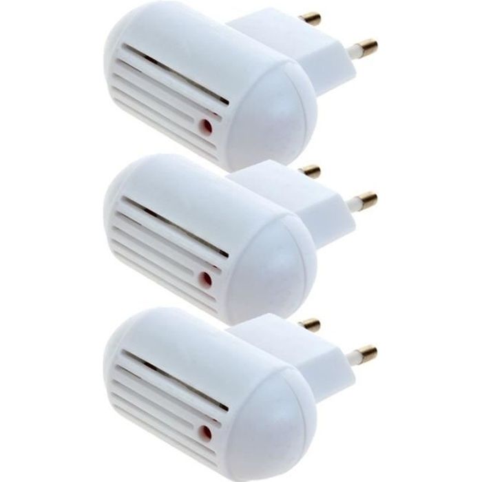 Prise ultrason anti-moustique (Lot de 3) - Ducatillon