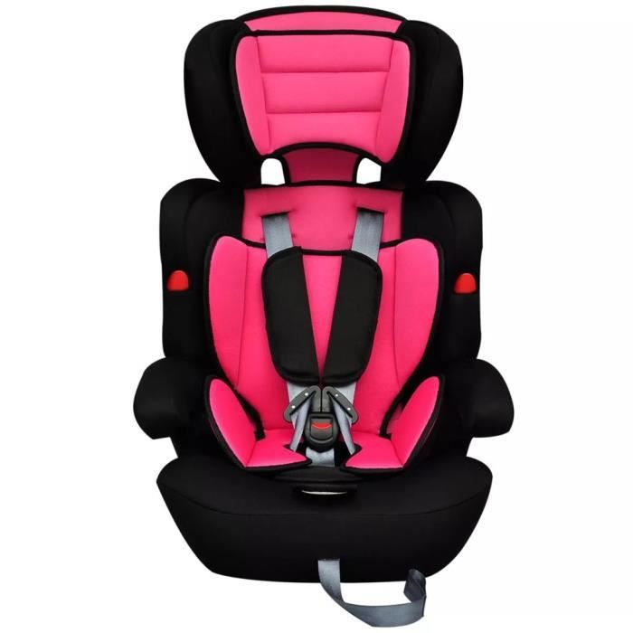 Siège auto siège-auto enfants siège auto avec extra Coussin 9-36 Kg Groupe 1+2+3 Rose 