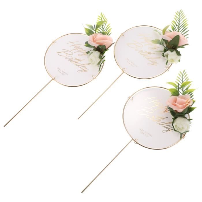 3pcs Durable Nouveau Gateau Ramasse Des Decorations De Pour Cupcake De Jardiniere Bac A Fleur Jardinage Cdiscount Jardin