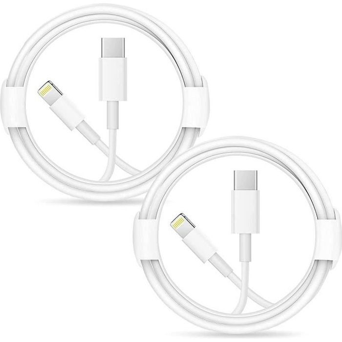 10ft 3pcs Câble Usb C Vers Lightning 20w 3a 14 13 12 - Mauritius