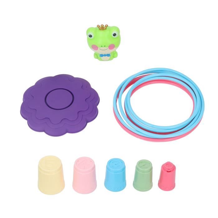 Jeu De Lancer D'anneaux En Bois - Enfants/adultes, 15 Anneaux - Extérieur/intérieur, Sac Inclus