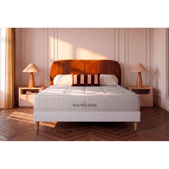 Matelas ressorts ensachés + mémoire de forme maxi épaisseur Windsor 180x200 Matelas ressorts ensachés + mémoire de forme maxi épaisseur Windsor 180x200
