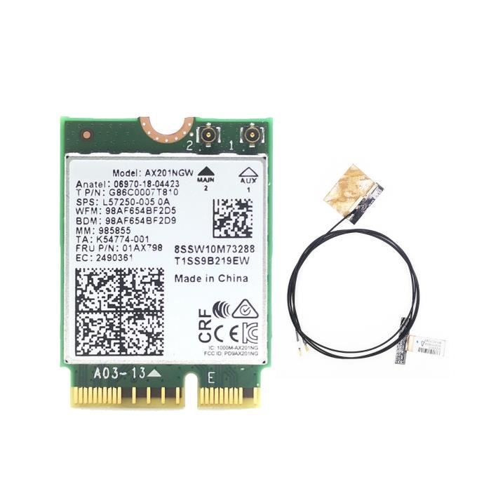 Ax211ngw Wifi 6e M.2 Key E Cnvio2 2.4 Dual Band Wire | Meses sin interés Ax211ngw Wifi 6e M.2 Key E Cnvio2 2.4 Dual Band Wire | Meses sin interés