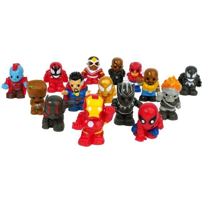 Figurines Marvel Ooshies - Pack XL de 6 - SPLASH TOYS