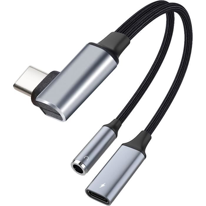 Adaptateur Lightning vers USB type C 2-pack, Fanisy Lightning 8 broches  femelle vers type C (USB C) mâle adaptateur de charge et de - Cdiscount  Informatique