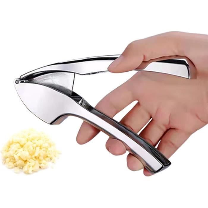 Presse-ail Rocker En Acier Inoxydable - Broyeur Et éplucheur - Noir