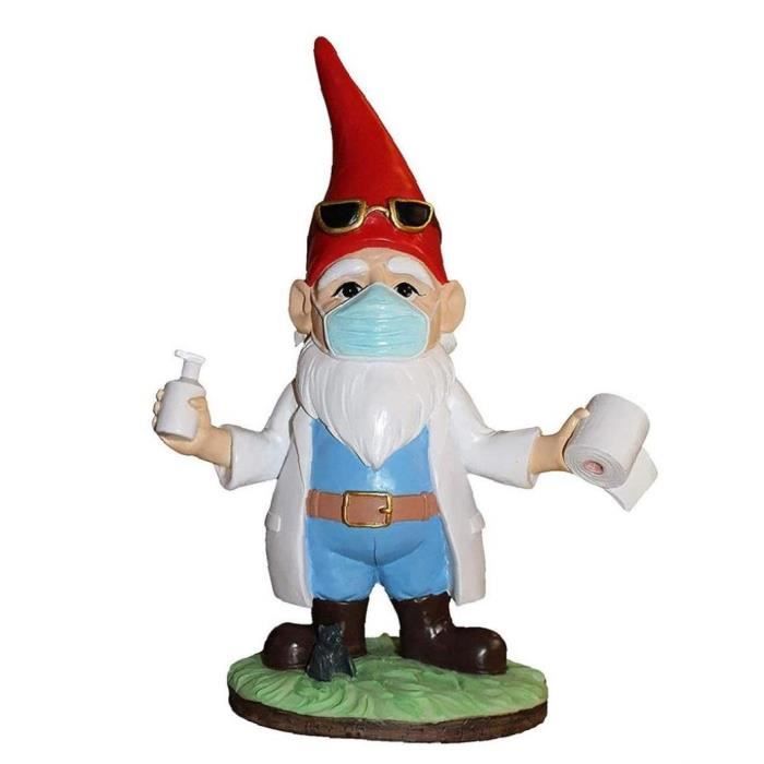 Nains De Jardin Militaires En Résine - Lot De 3 Statues Peintes à La Main, Décorations Drôles Pour Extérieur - 7