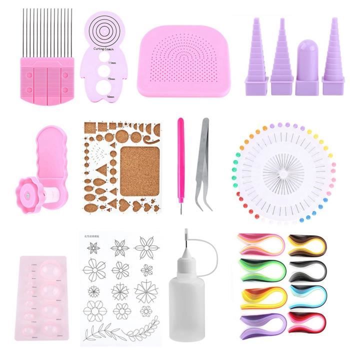 Tbest outil de quilling en papier 1 Set DIY Quilling Paper Craft