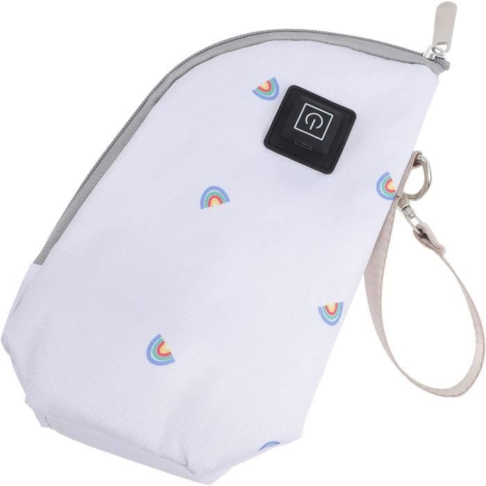 Sac Isotherme Pour Biberon - Garde Au Chaud 2-5h, 22x8 Cm, Sangle, Doublure Aluminium, Pour Poussette Et Voyage (éléphant)