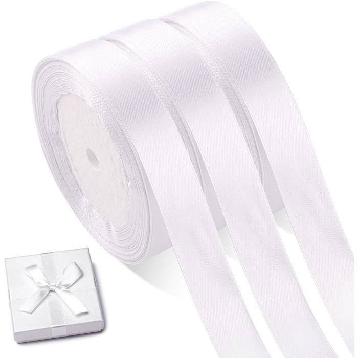 Ruban Communion Satin - Blanc Et Or – La Boite à Dragées