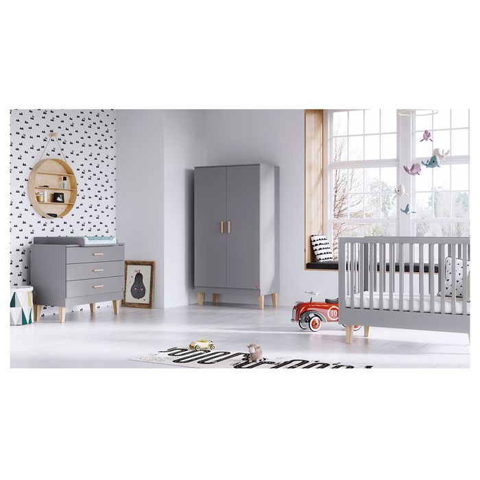 Chambre Complete Lit Bebe 60x120 Commode A Langer Armoire 2