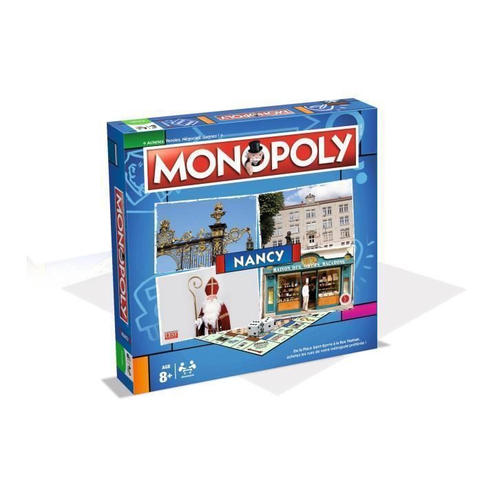 Monopoly Nancy Jeu De Societe Version Francaise Cdiscount Jeux Jouets