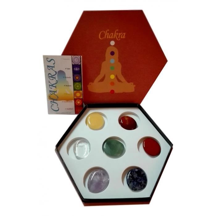 Pierre Vendue Seule - Coffret palets des 7 chakras