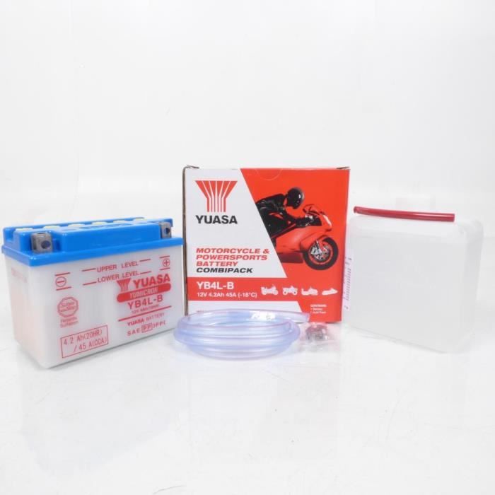 Batterie Kyoto YB4L-B avec acide pour scooter MBK Rocket 50