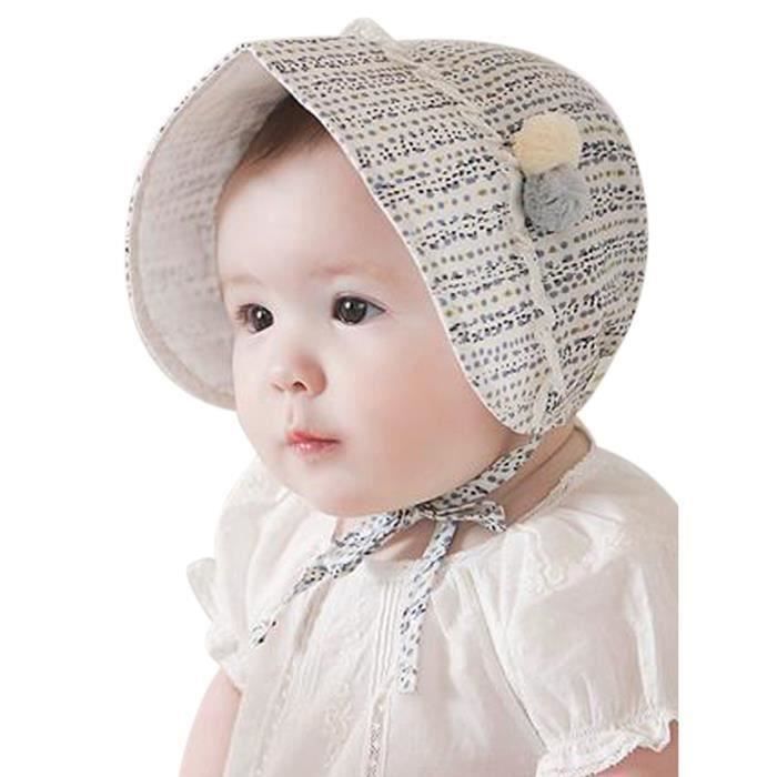 Chapeau bébé fille 3 mois sales