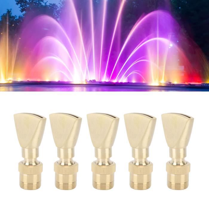 Buse De Fontaine En éventail Acier Inoxydable - Filetage 3/4'' Et 1/2'', Pour Jardin, étang, Arrosage