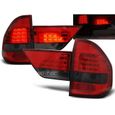 Paire de feux arriere BMW X3 E83 04-06 LED rouge fume-1