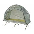 Tente 2 en 1 avec lit de camp pour 1 personne-1