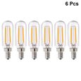 6 pièces ampoules LED E12 Base tubulaire Vintage décoratif maison ampoule à Filament  AMPOULE - AMPOULE LED - AMPOULE HALOGENE-1