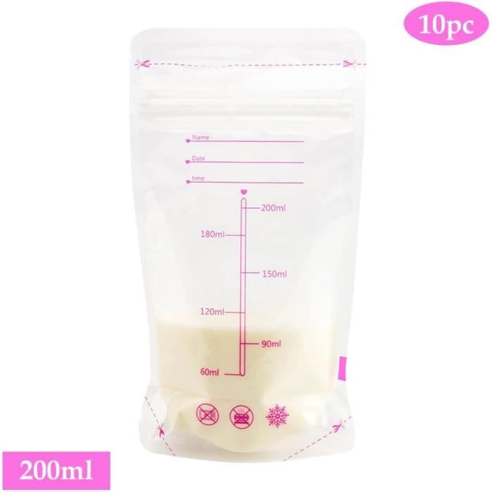 61 Sachets Conservation Lait Maternel 250ml - Sans BPA - Congélation Et Décongélation