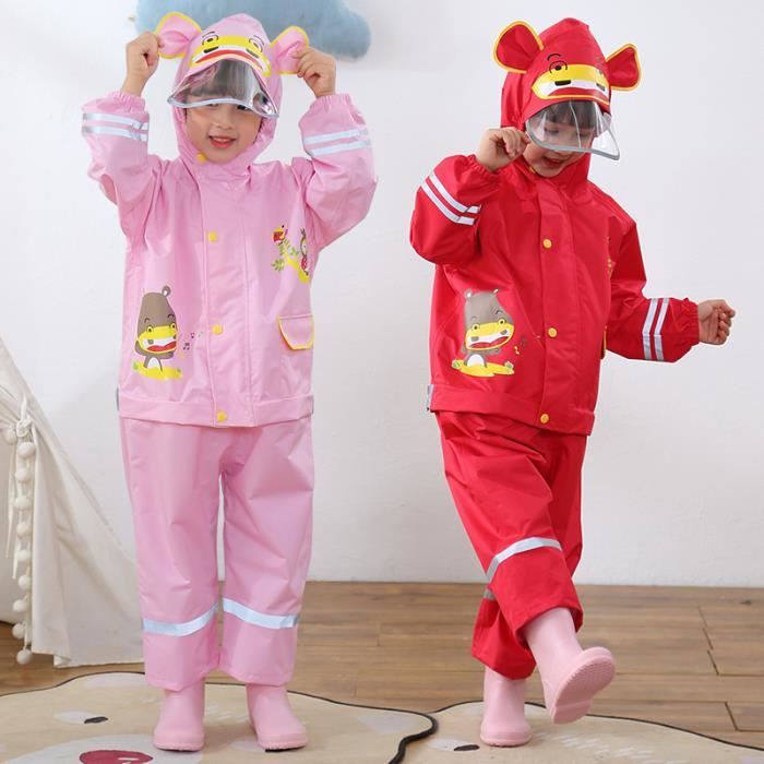 Impermeable rouge hotsell
