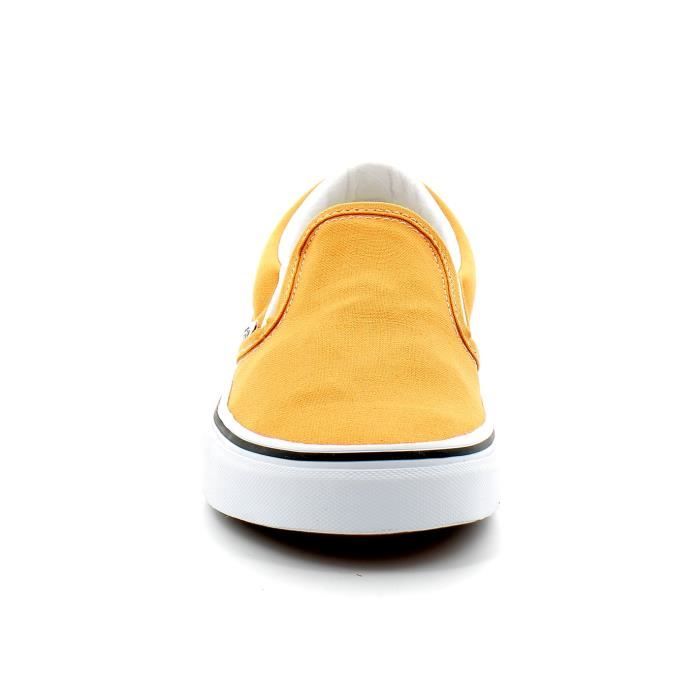 Vans slip on homme orange sale
