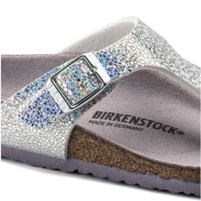 Birkenstock paillette argent hot sale