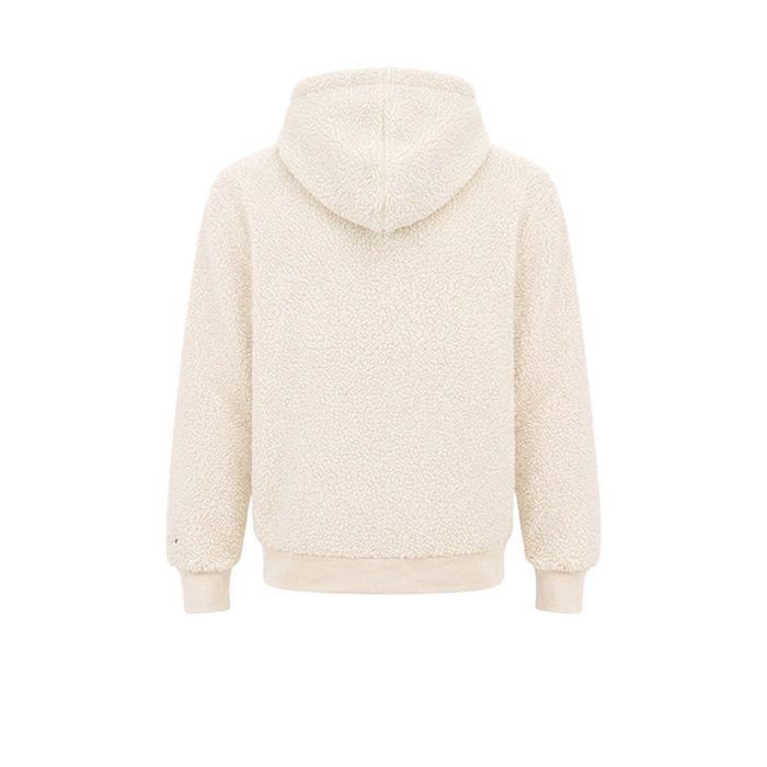 CRZ YOGA Sweat à Capuche doublé en Polaire pour Femme - 1/2 Fermeture éclair - Poches d'entraînement - Manches Longues - avec Trou pour Les Pouces, Sauge Grise, 42