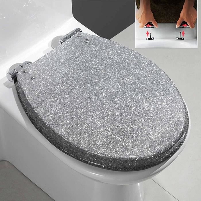 MZTYH Abattant WC avec Frein De Chute Cuvette Toilette