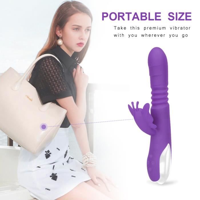 Vibromasseur lapin pour femme vibrateur clitoridien point G tanche et  rechargeable gode raliste silicone - Cdiscount Boutique Erotique