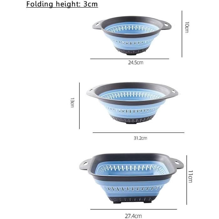 Passoire Silicone Passoire Pliable Silicone - Passoire à Pâtes