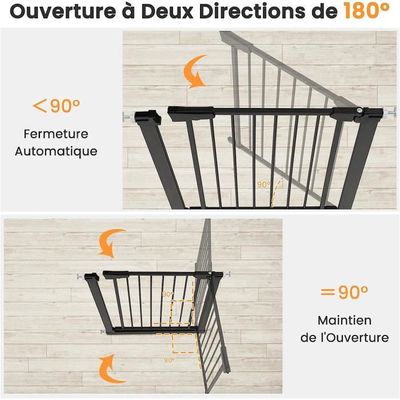 Barriere de securite shop extensible sans percage