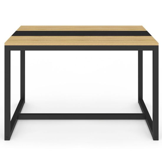 Table A Manger Extensible IDMarket - Table à Manger Rectangle Georgia 6 Personnes Imitation Hêtre H&H Occasion