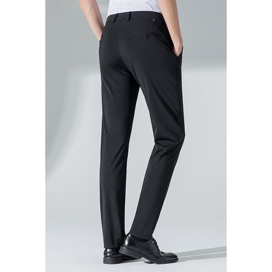 Pantalon Homme Léger en Coton et Lin Taille standard élastiquée Casual  Couleur unie Kaki - Cdiscount Prêt-à-Porter