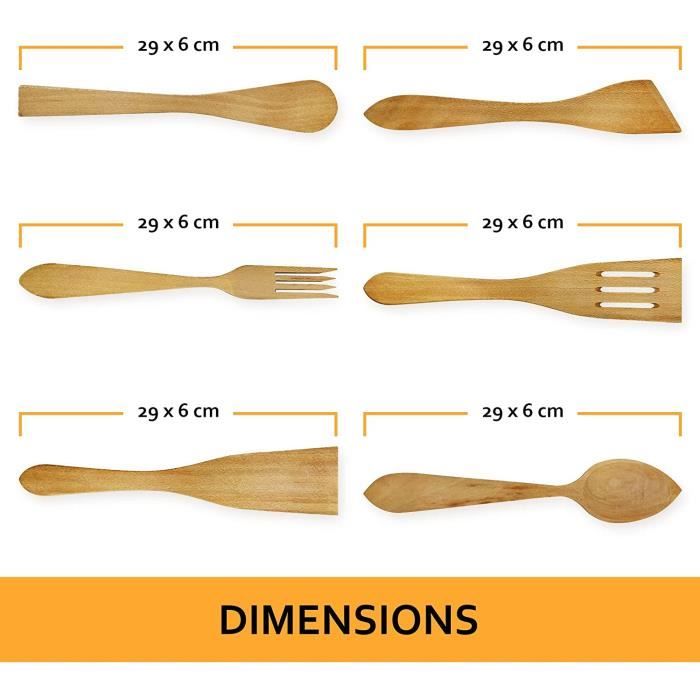 Cuillères, spatules et palettes pour la cuisine