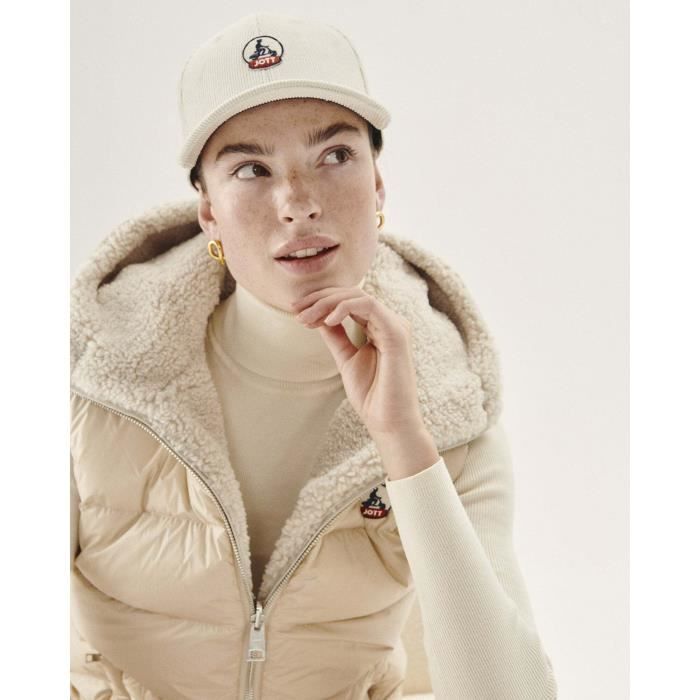Veste sans manche femme JOTT Daria naturel S Naturel Cdiscount Pret a Porter
