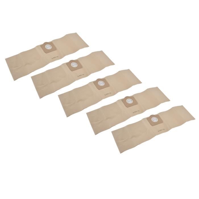 Sonew Sac de nettoyage pour balayeuse 5 pi ces aspirateur sac poussi re accessoire aspirateur adapt pour Karcher 6.959 130.0