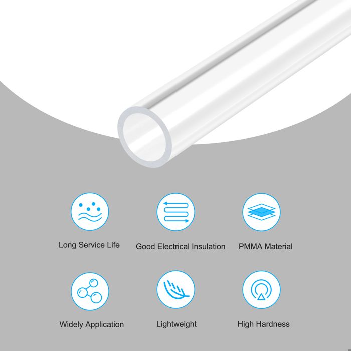 Tubes Aluminium 6063 Sourcing Map - Ø25mm Ext/22mm Int, 100mm Long, Lot De 2 (sans Soudure)