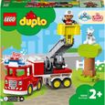 LEGO 10969 DUPLO Town Le Camion de Pompiers, Jouet Éducatif, Figurines, Sauver les Animaux, Jeu Éducatif, Cadeau Enfants Dès 2 Ans-3