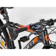 Licorne Bike Vélo VTT haut de gamme. (2 freins à disque) [26.00, 	Noir/Orange (2xFrein à disque)]-3