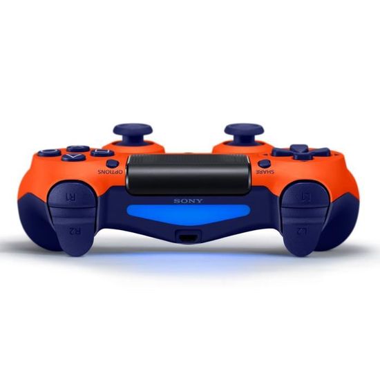 Manette Ps4 Dualshock 4 0 V2 Sunset Orange Playstation Officiel Cdiscount Jeux Video