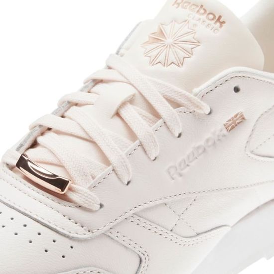 reebok rose et blanc