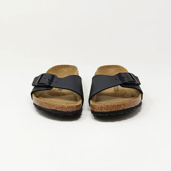 Sandales Birkenstock Madrid BF pour femme Noir Boucle de