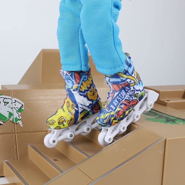 Finger Skatepark Kit 8pcs Kit de Rampe Skateboard Finger Mini