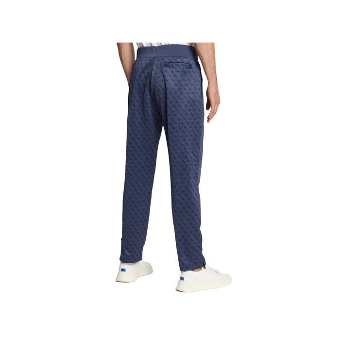Pantalon jogging Guess Homme Korbin Bleu Synthetique Authentique Vetement Guess Homme Bleu Cdiscount Pret a Porter