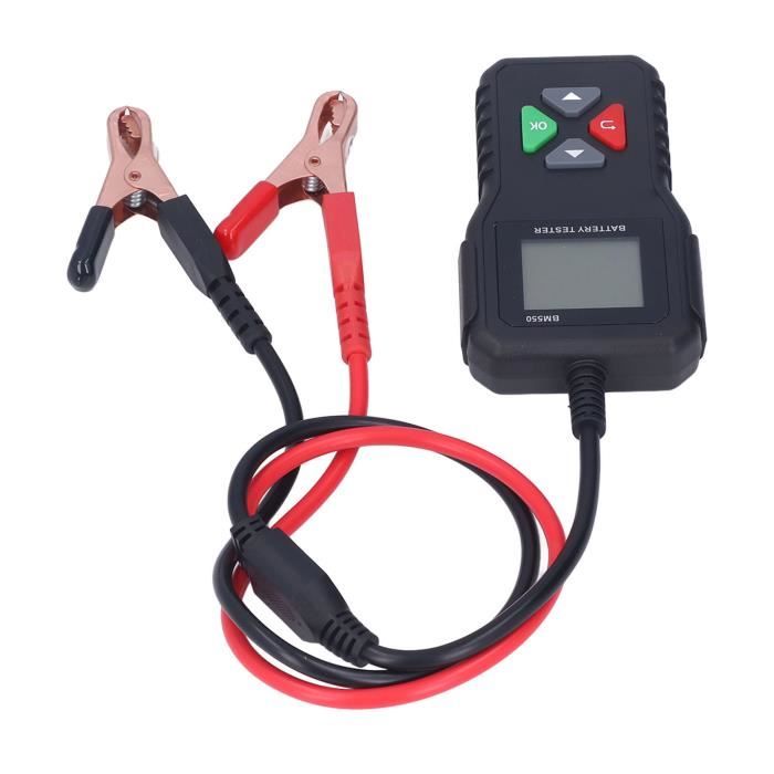 Testeur de batterie de voiture 12V24V testeur de batterie CCA instrument de  mesure de résistance interne analyseur de batterie - Cdiscount Bricolage