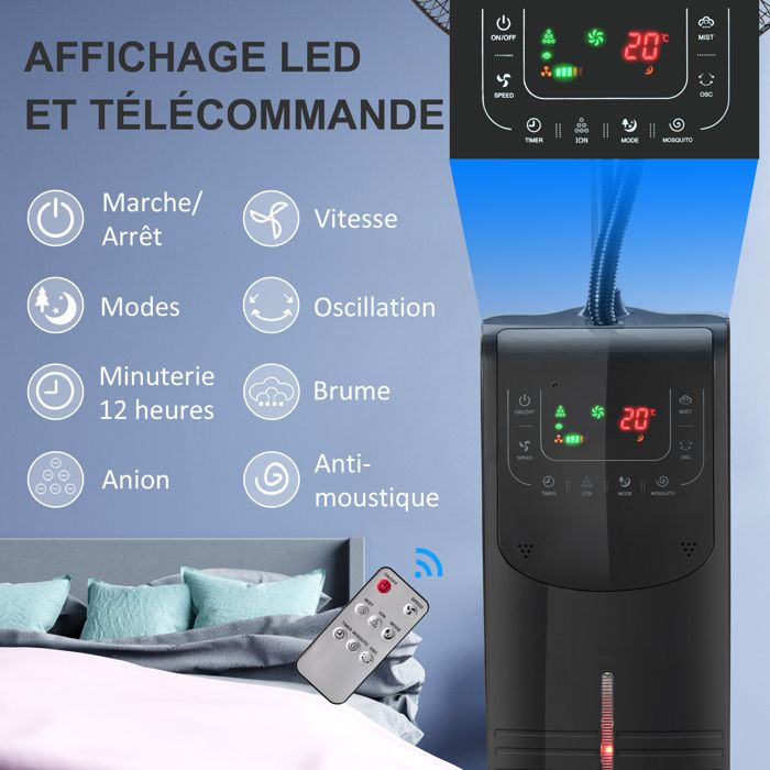 Offre Ventilateur Avec Brumisateur Portable chez KANDY Offre Ventilateur Avec Brumisateur Portable chez KANDY