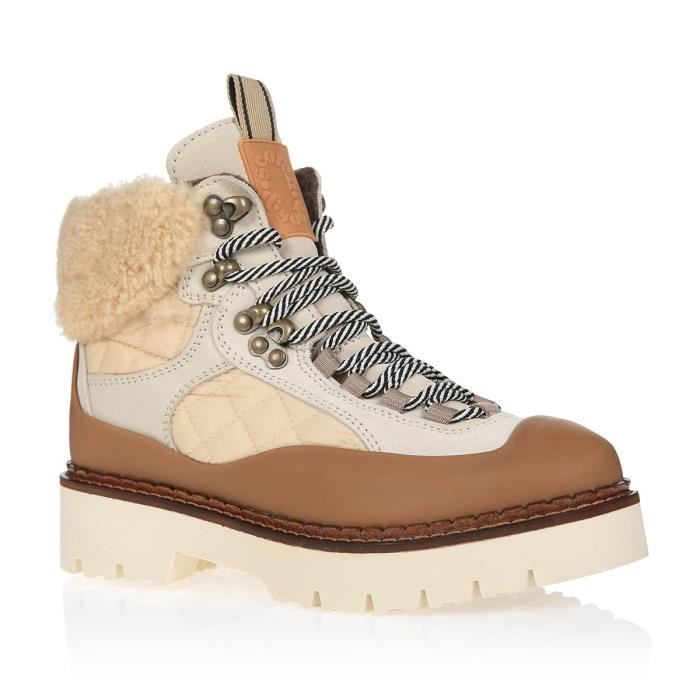 SCOTCH & SODA Bottines Olivine Blanc Femme